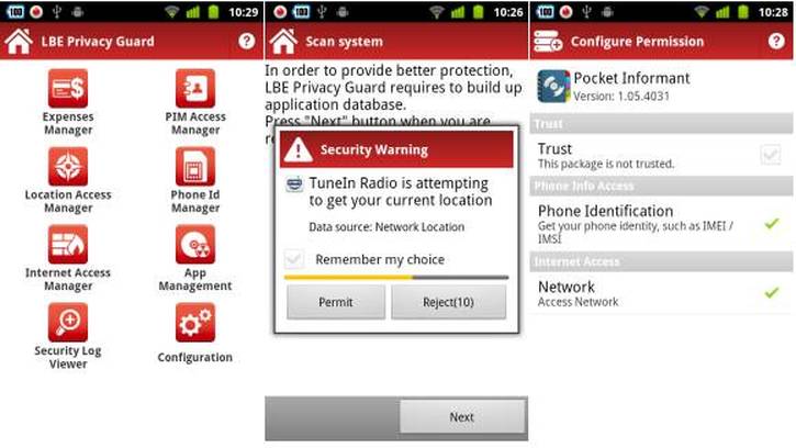 Privacy Guard for your Android Device